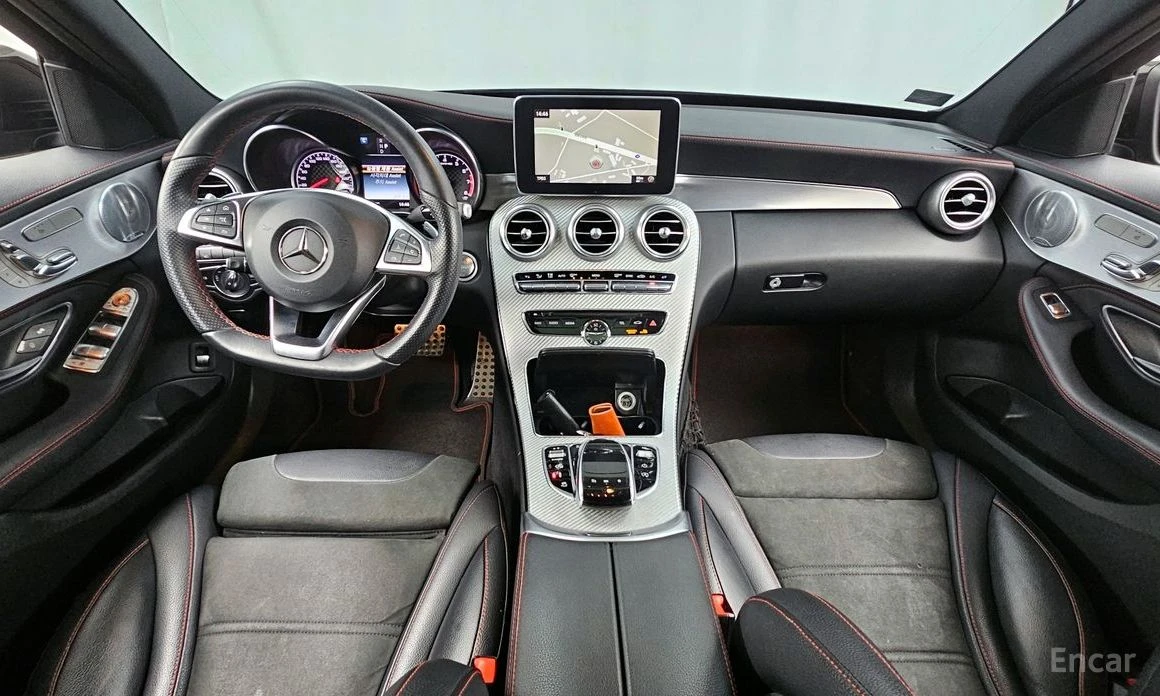 Mercedes-Benz C 43 AMG 4MATIC* HEAD-UP* BURMESTER* ПАНОРАМА* КЕЙЛЕС, снимка 10 - Автомобили и джипове - 54009592