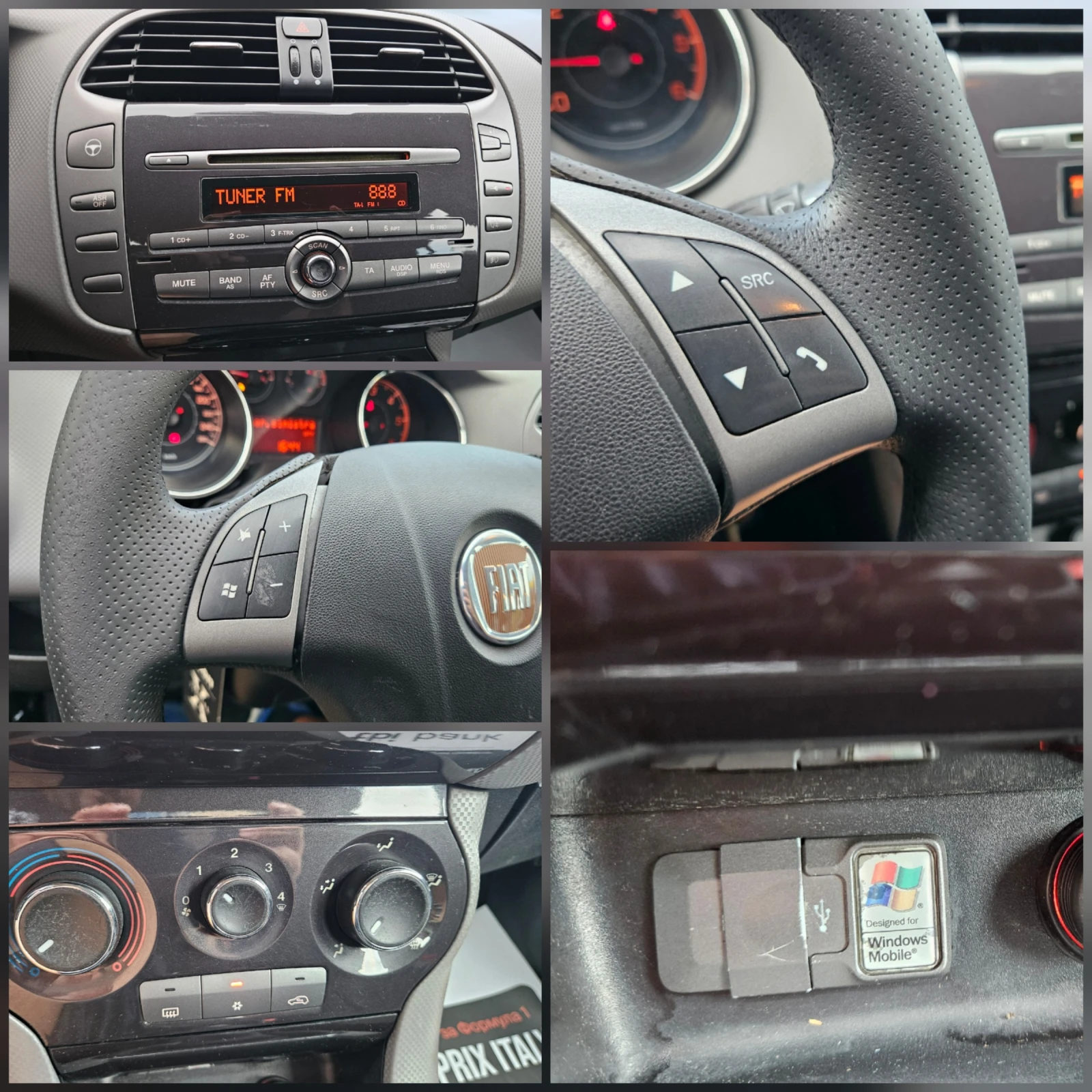 Fiat Bravo 1.6  M-Jet 6skorosti/Euro-5, снимка 15 - Автомобили и джипове - 55292286