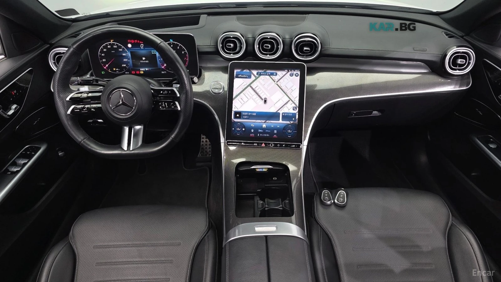 Mercedes-Benz C 300 4MATIC* AMG LINE* 360* HUD* ПАНО* ПОДГРЕВ* , снимка 7 - Автомобили и джипове - 55898590