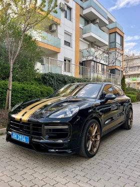 Обява за продажба на Porsche Cayenne Coupe Turbo with GT Package + TECHART ~ 200 000 лв. - изображение 1