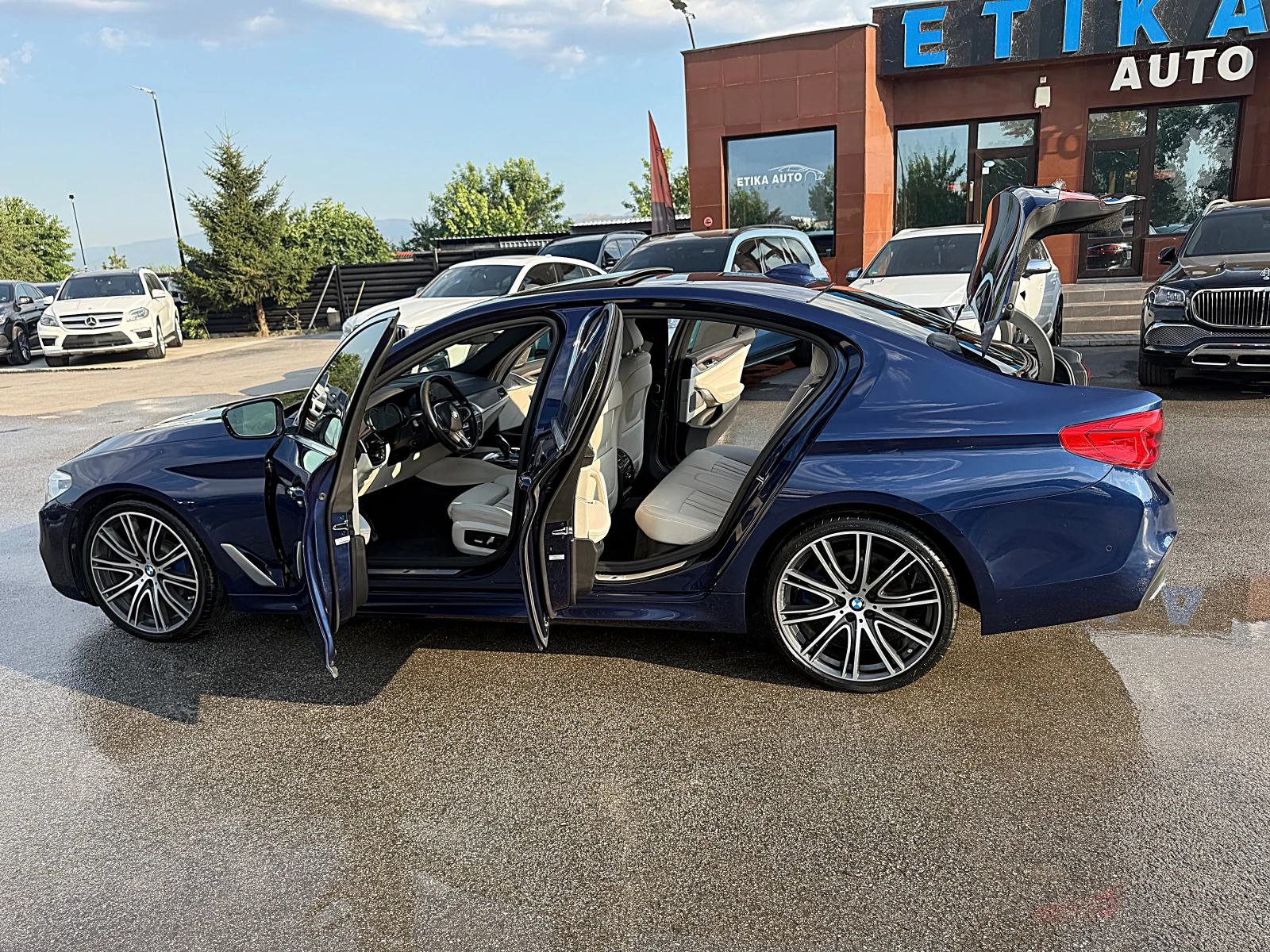 BMW 540 M58-DISTRONIK-HEAD UP-VAKUM-360KAMERI-HARMAN KARDO, снимка 14 - Автомобили и джипове - 55106139