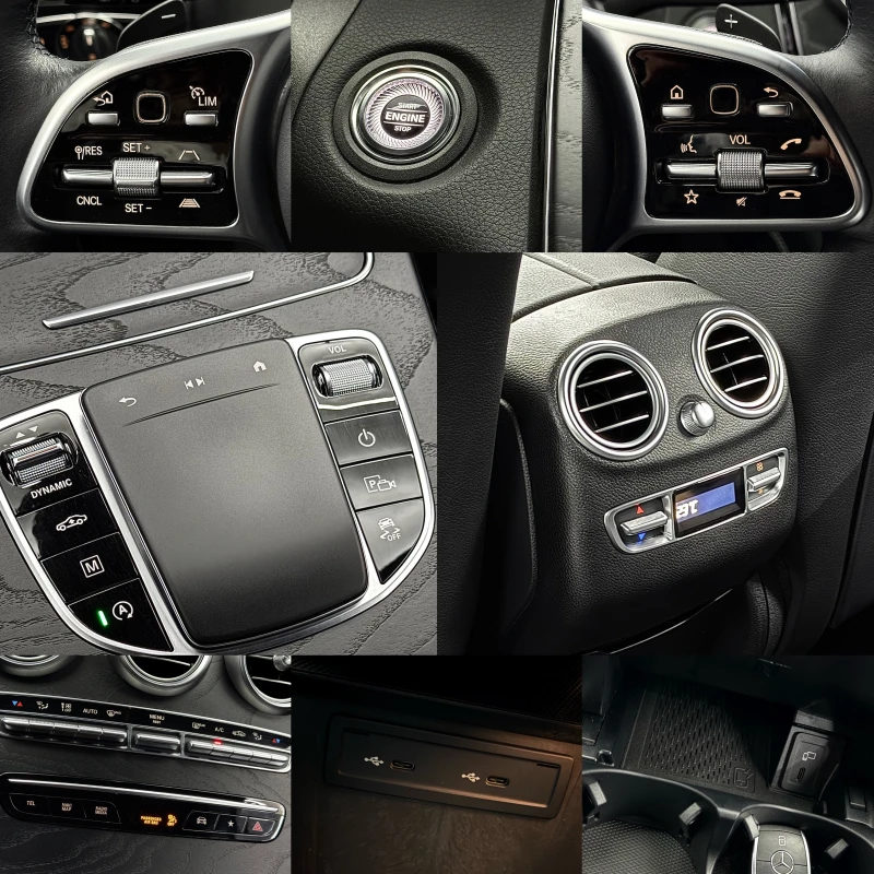 Mercedes-Benz GLC 400 360 Virtual Memory Burmester ACC Air Matic Night, снимка 11 - Автомобили и джипове - 53213933