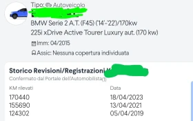 BMW 2 Active Tourer 225i xdrive 2.0i  231 k.c. Luxury | Mobile.bg    14