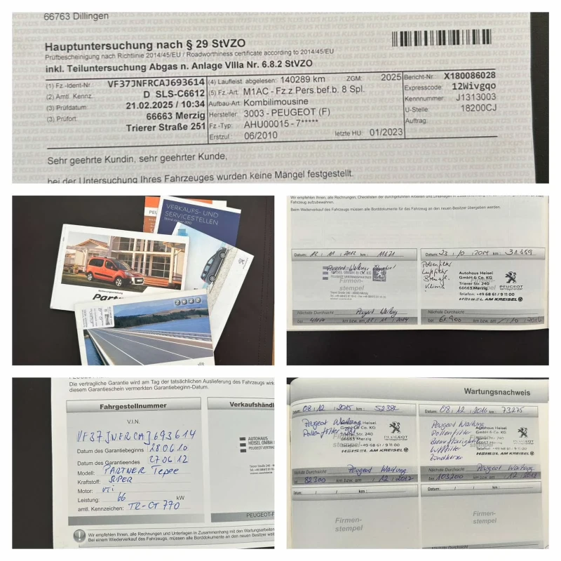 Peugeot Partner 1.6i, снимка 9 - Автомобили и джипове - 52824518