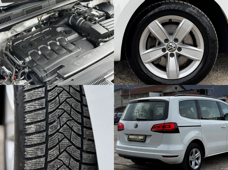 VW Sharan 2.0TDI/FACELIFT/ДИСТРОНИК, снимка 17 - Автомобили и джипове - 53267811