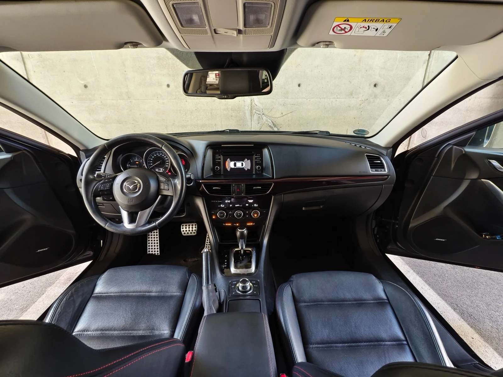 Mazda 6 ПЪЛНА.РЕВИЗИЯ.МОТОР| AUTO| NAVI| КОЖА| EURO6| ОБСЛ, снимка 12 - Автомобили и джипове - 54712199