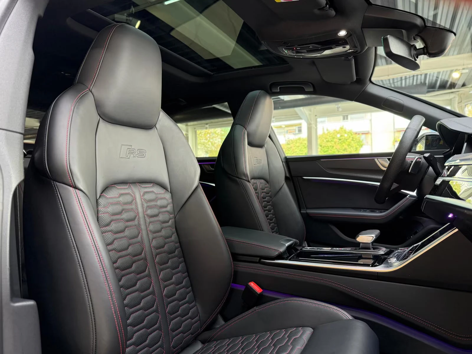 Audi Rs7 SPORTBACK/600HP/PANO/360/HUD/B&O/VENT/795z, снимка 12 - Автомобили и джипове - 55706526