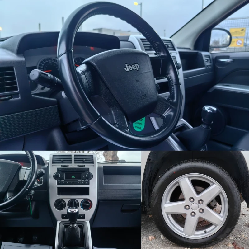 Jeep Compass 2.0 140 К.С ДИЗЕЛ! 4Х4! КОЖА! КАТО НОВА! , снимка 14 - Автомобили и джипове - 48200184