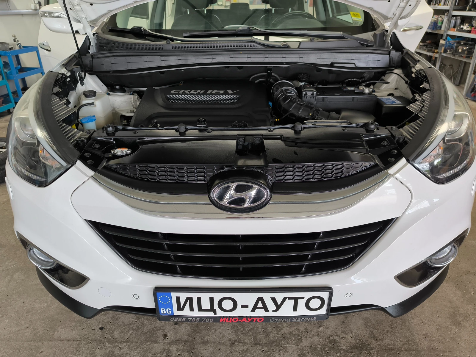 Hyundai IX35 2, 0-4Х4-КОЖА, НАВИ, ПАНОРАМА, LED, FACELIFT, KEYL, снимка 15 - Автомобили и джипове - 54158913