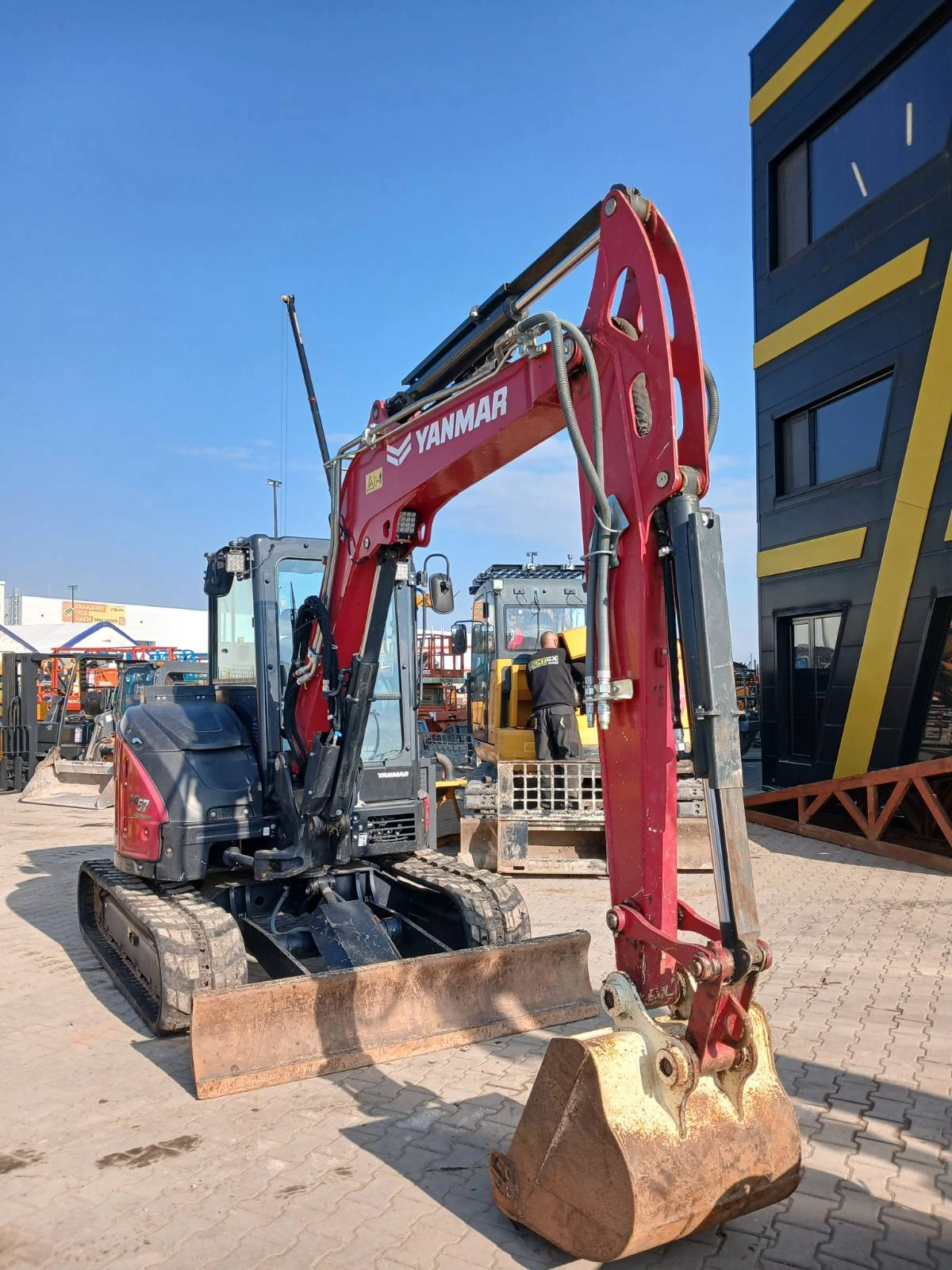 Багер Yanmar ViO57-6B, снимка 11 - Индустриална техника - 53974330