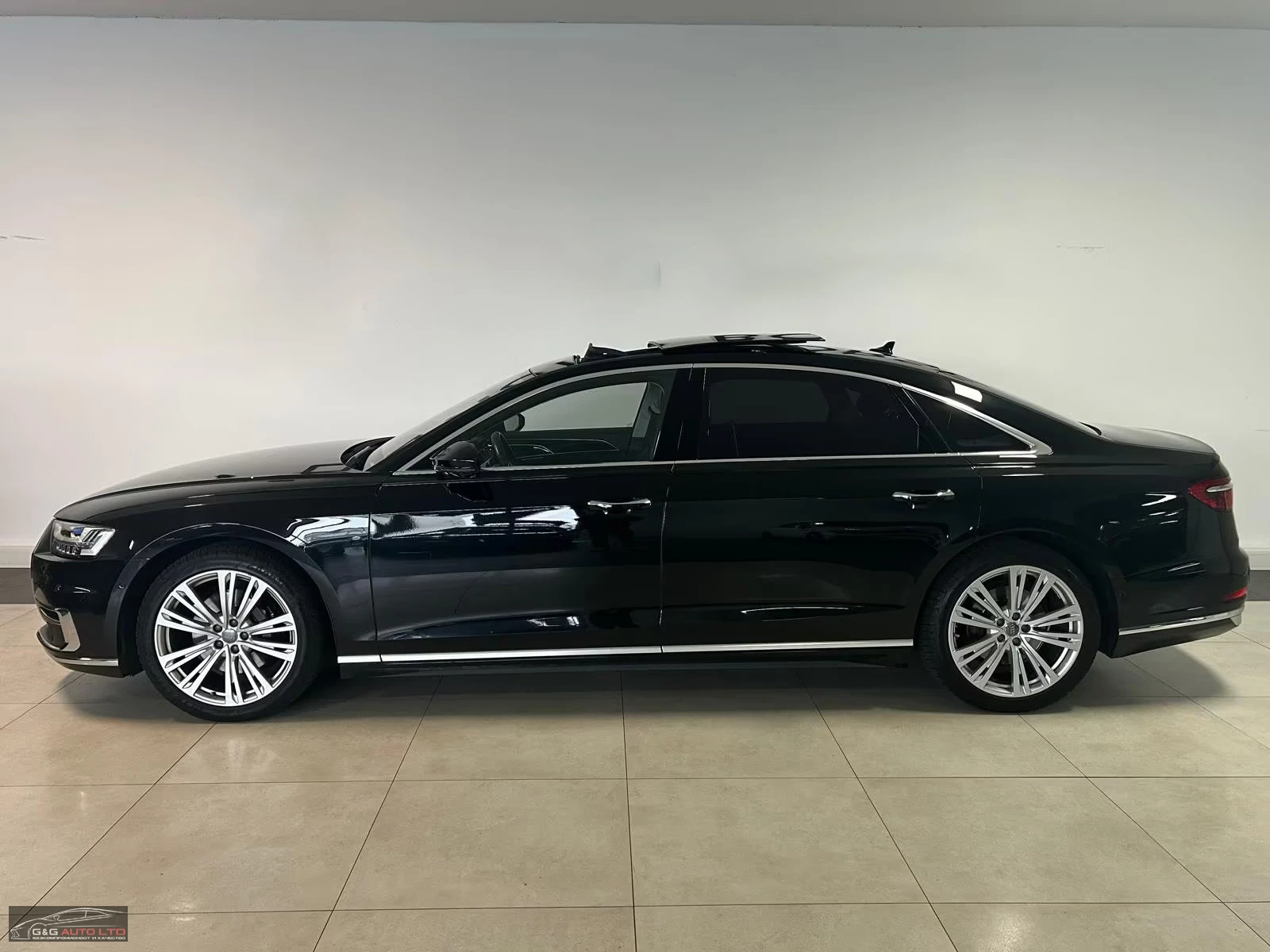 Audi A8 50/286HP/LONG/SLINE/PANO/HUD360/MASS/TV/B&O/145z, снимка 3 - Автомобили и джипове - 53819947
