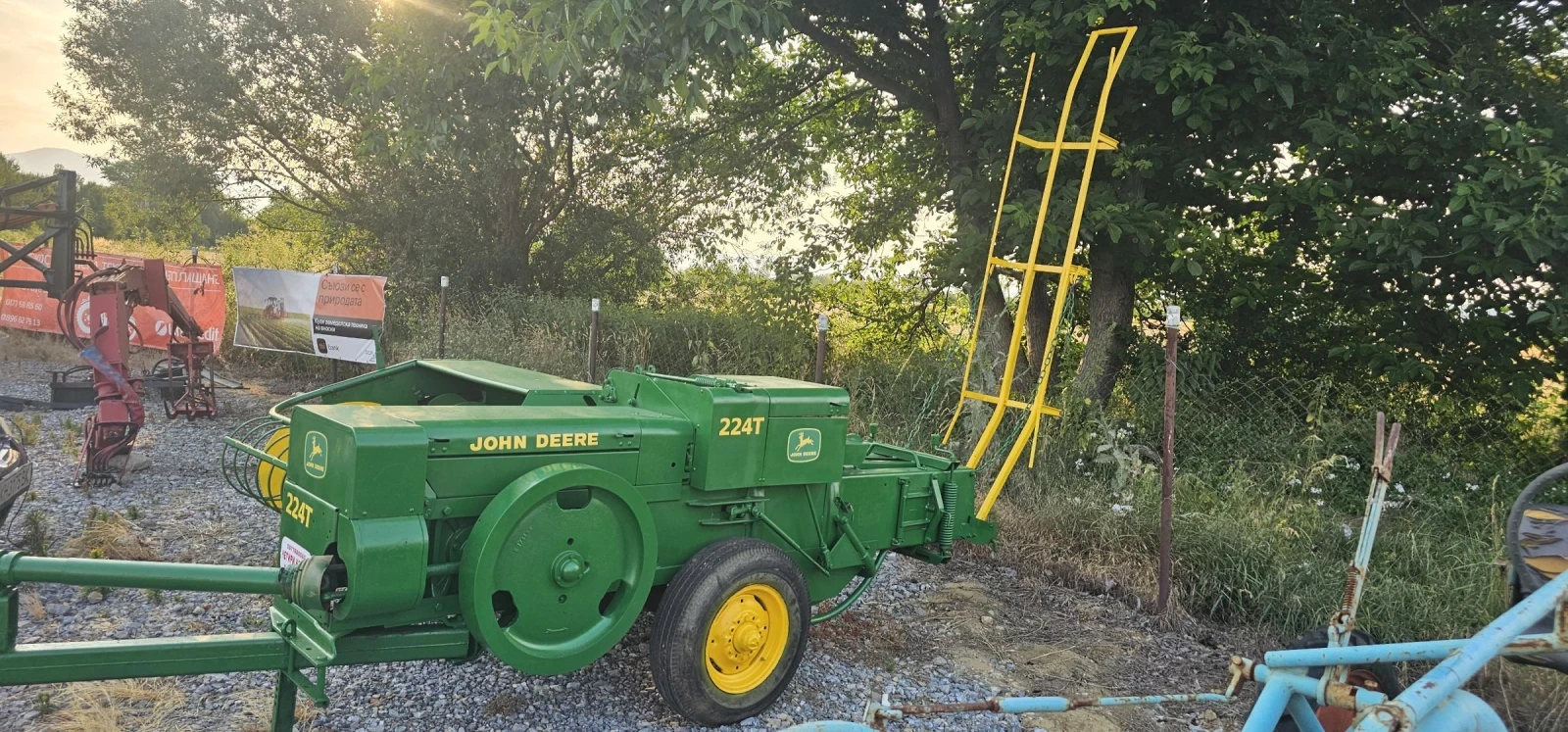 Балировачка John Deere 224T централно мазане, Перфектна!!! - изображение 10