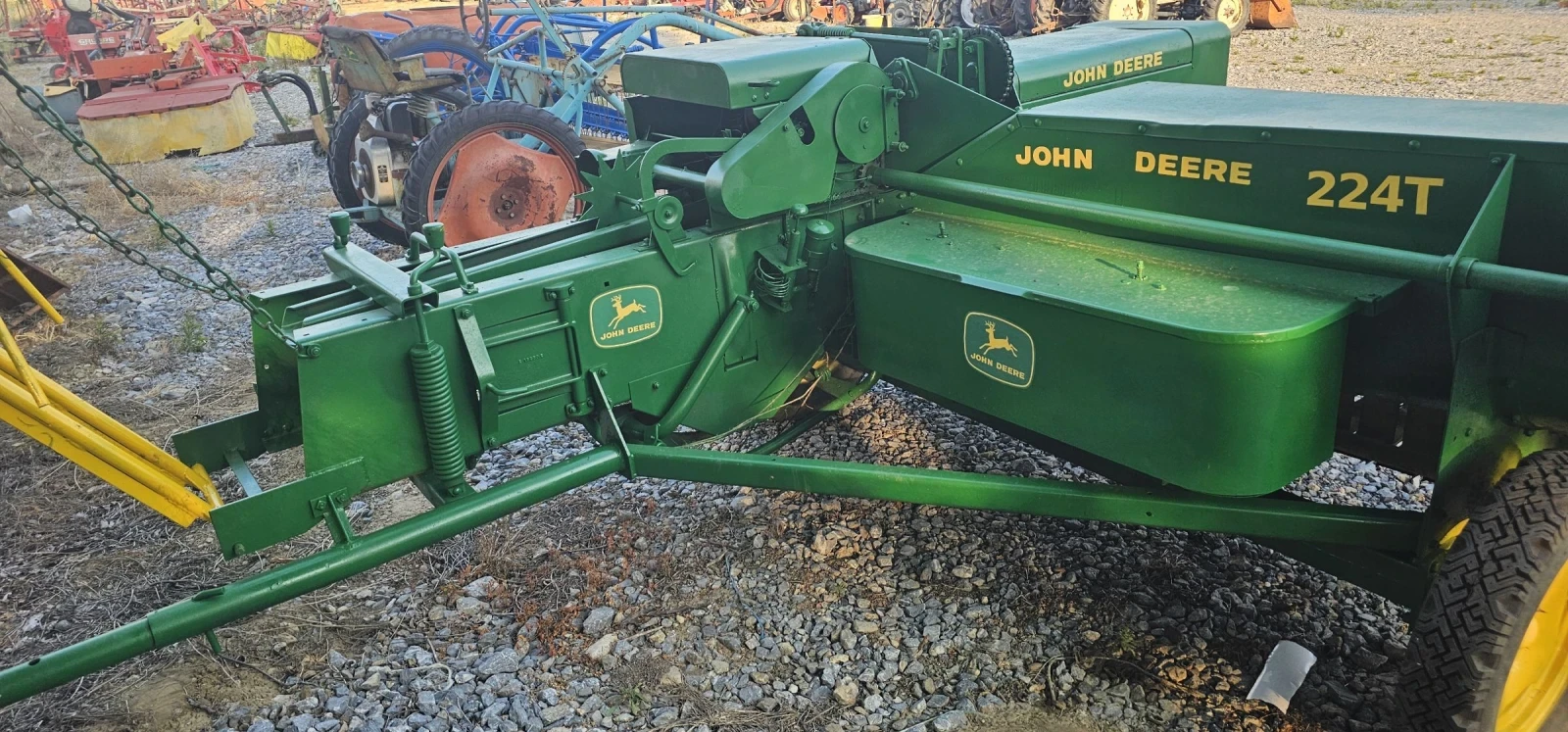 Балировачка John Deere 224T централно мазане, Перфектна!!! - изображение 2