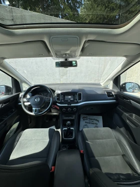 VW Sharan 2.0 TDi, 4x4, 7 места, панорама, алкантара, снимка 8