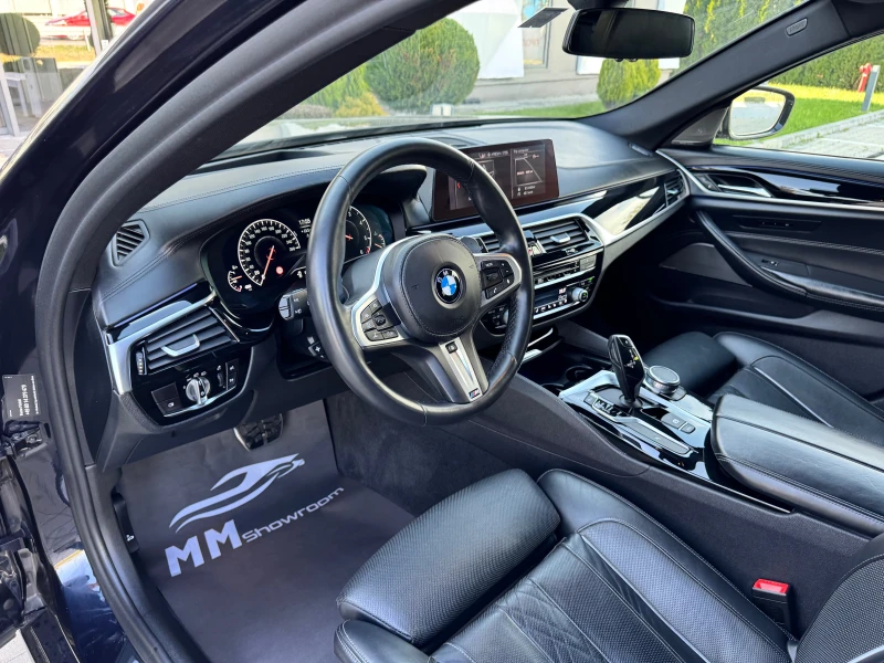 BMW 550 M550D-XDRIVE-ПОДГРЕВ-DISTRONIC-LED-HEAD-UP-ПАМЕТ, снимка 9 - Автомобили и джипове - 50033166