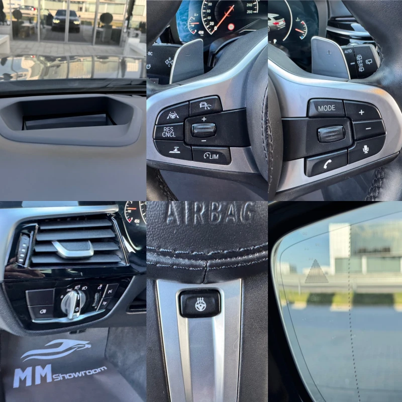BMW 550 M550D-XDRIVE-ПОДГРЕВ-DISTRONIC-LED-HEAD-UP-ПАМЕТ, снимка 15 - Автомобили и джипове - 50033166