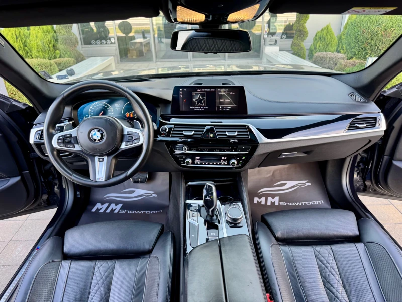 BMW 550 M550D-XDRIVE-ПОДГРЕВ-DISTRONIC-LED-HEAD-UP-ПАМЕТ, снимка 11 - Автомобили и джипове - 50033166
