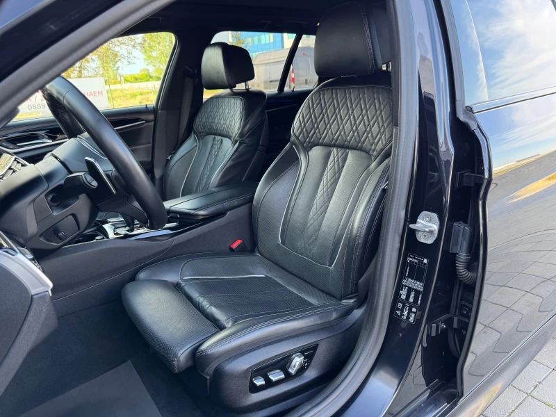 BMW 550 M550D-XDRIVE-ПОДГРЕВ-DISTRONIC-LED-HEAD-UP-ПАМЕТ, снимка 10 - Автомобили и джипове - 50033166