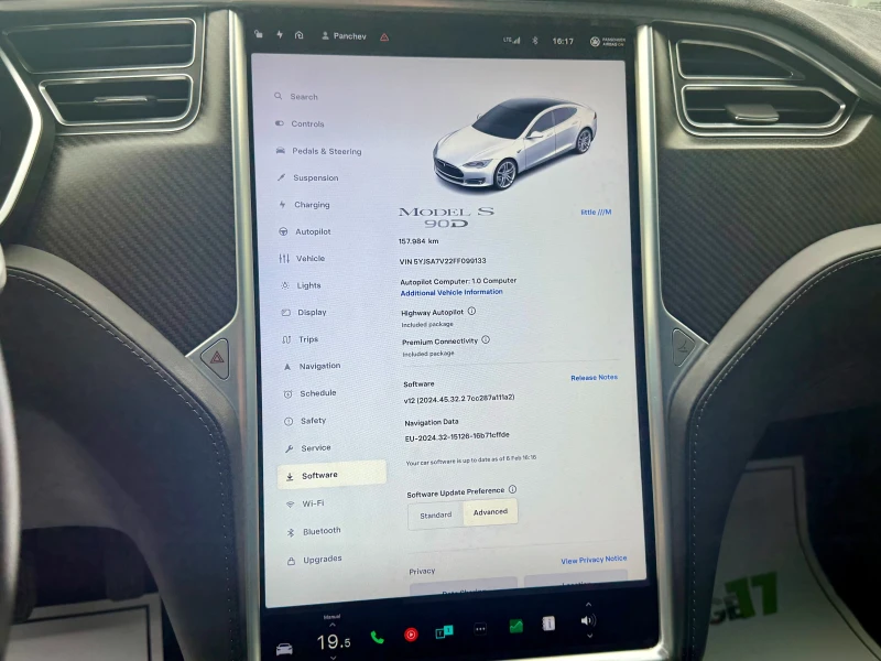 Tesla Model S * 90D* EU* FreeSuperCharge* FSD* CCS* Intel, снимка 12 - Автомобили и джипове - 49005452