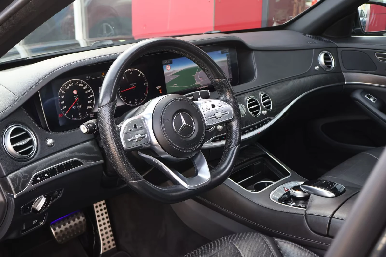 Mercedes-Benz S 350 d/LONG/265HP/4X4/PANO/ОБДУХВАНЕ/ACC/CAM/277h, снимка 7 - Автомобили и джипове - 55059861