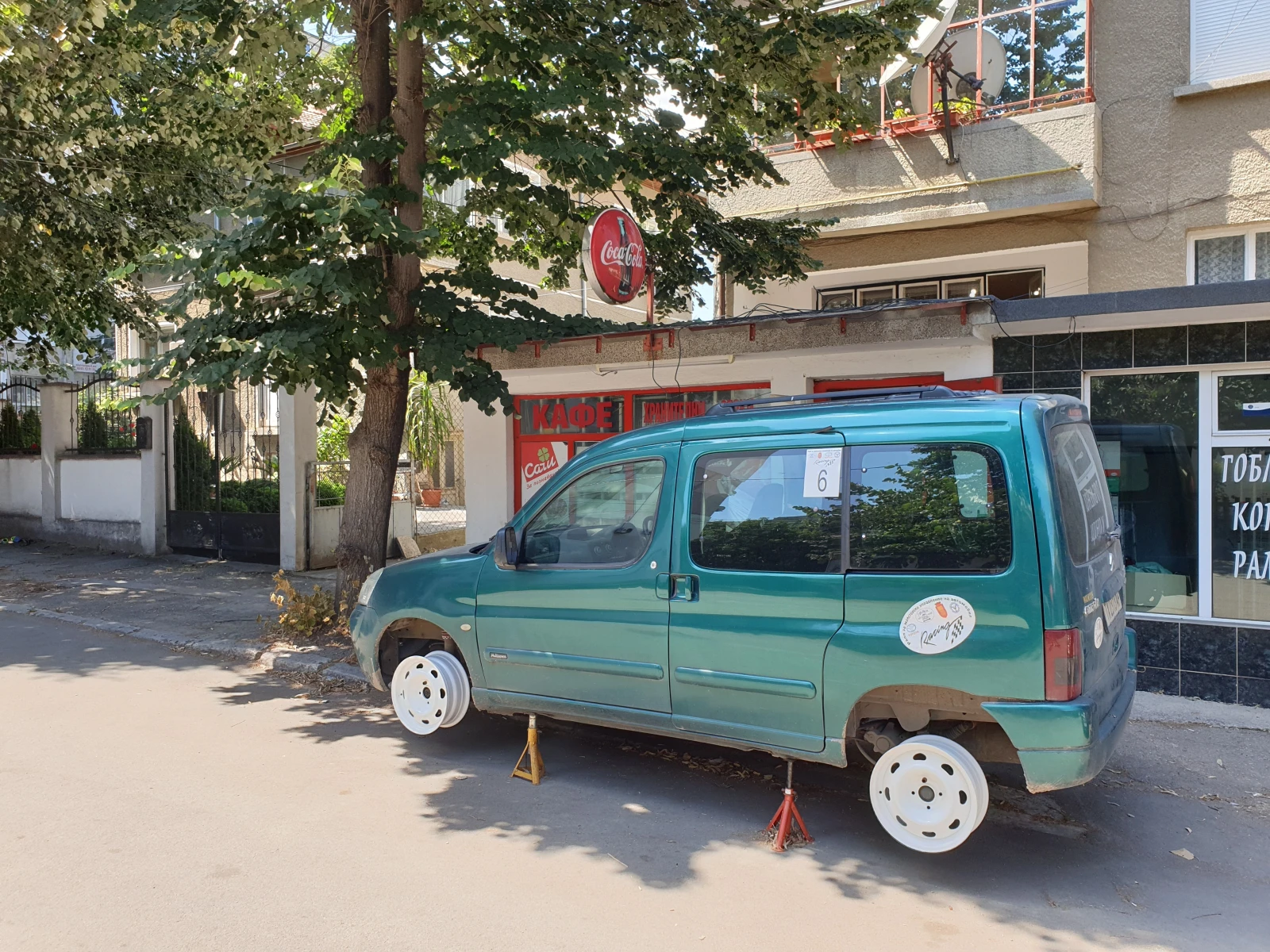 Citroen Berlingo лява задна странична врата плъзгаща цвят KRZD, снимка 3 - Части - 54482198