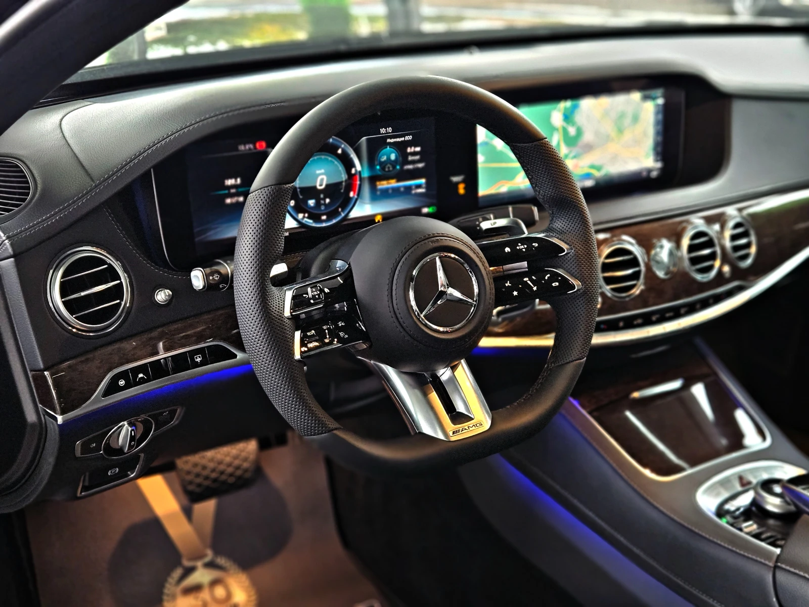 Mercedes-Benz S 350 L/AMG/4M/PANO/DISTR/360CAMERA/BURMESTER/�����/���� | Mobile.bg � ����������� 10