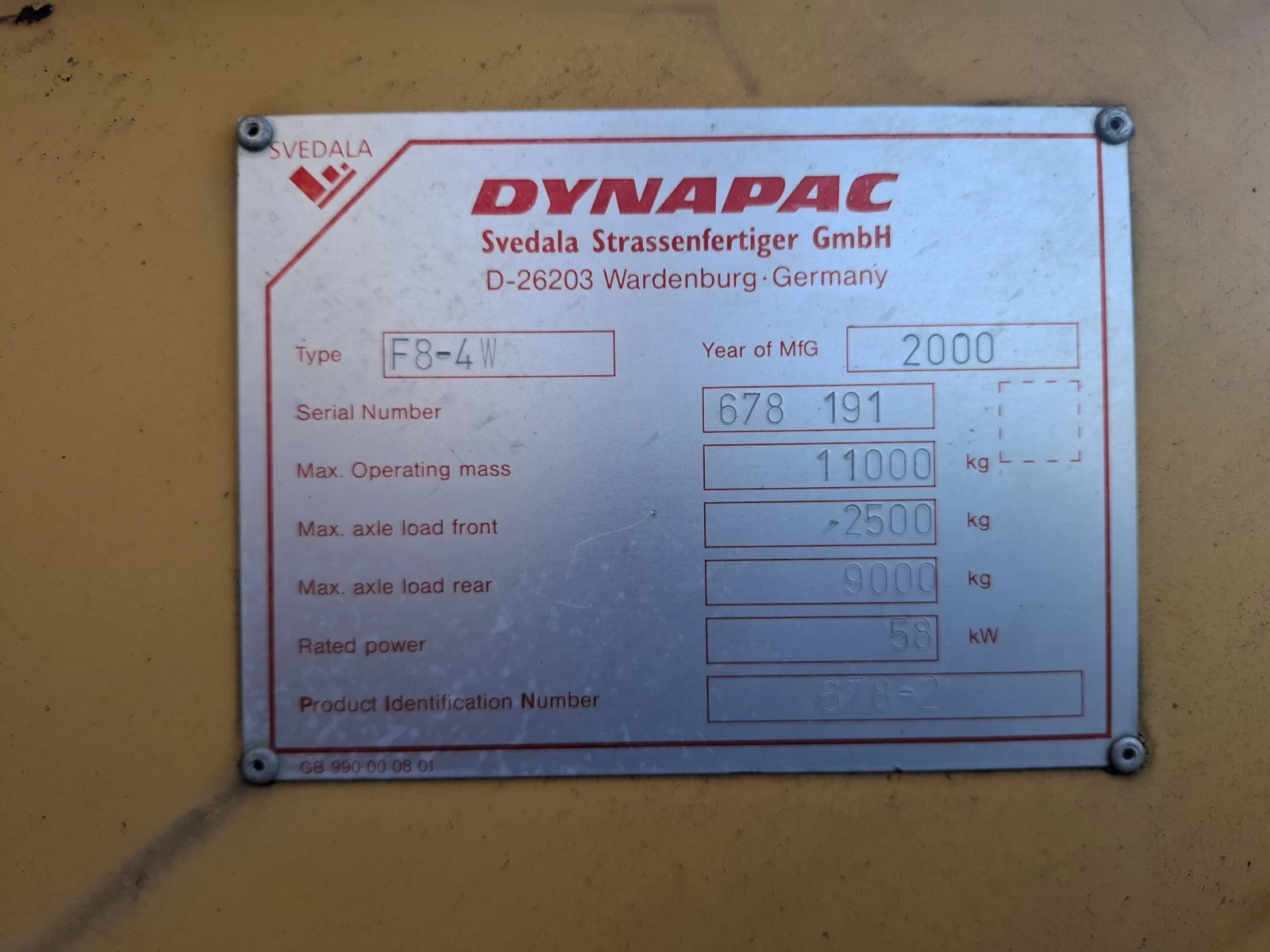 ��������������� ������ Dynapac F8-4W | Mobile.bg � ����������� 7