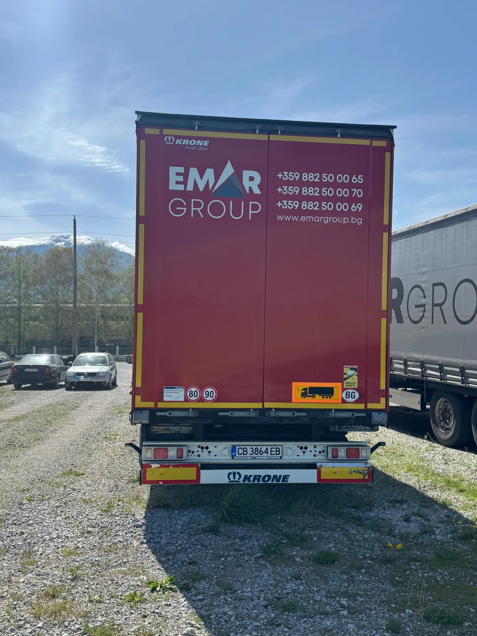 Полуремарке Krone, снимка 3 - Ремаркета - 54267695