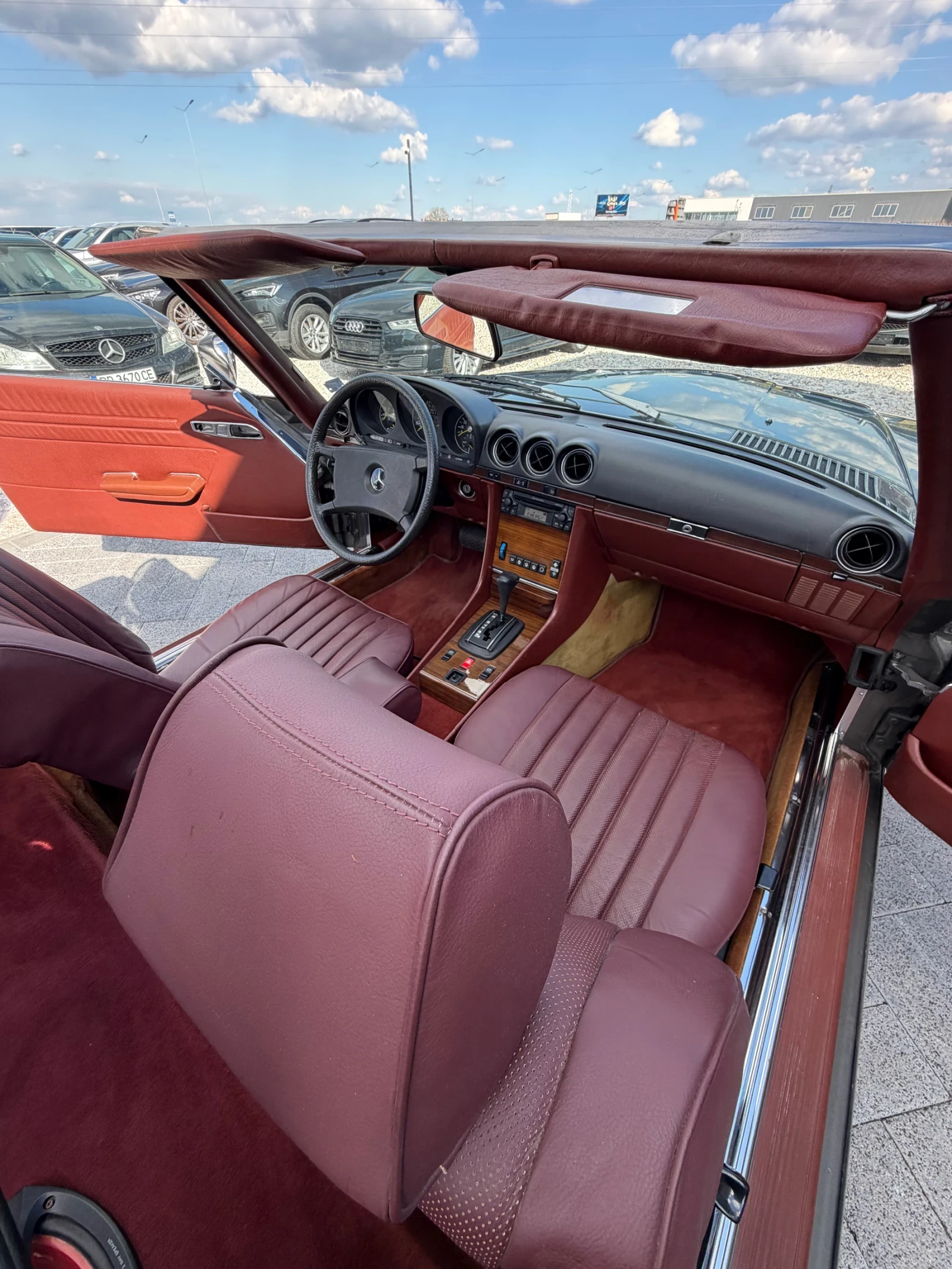 Mercedes-Benz SL Sl380/V8 без аналог!, снимка 13 - Автомобили и джипове - 54372033