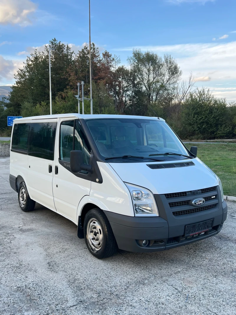 Ford Transit 2.2 TDCI Facelift Климатик 9 Места 159 000 КМ !!!, снимка 1 - Бусове и автобуси - 47316803