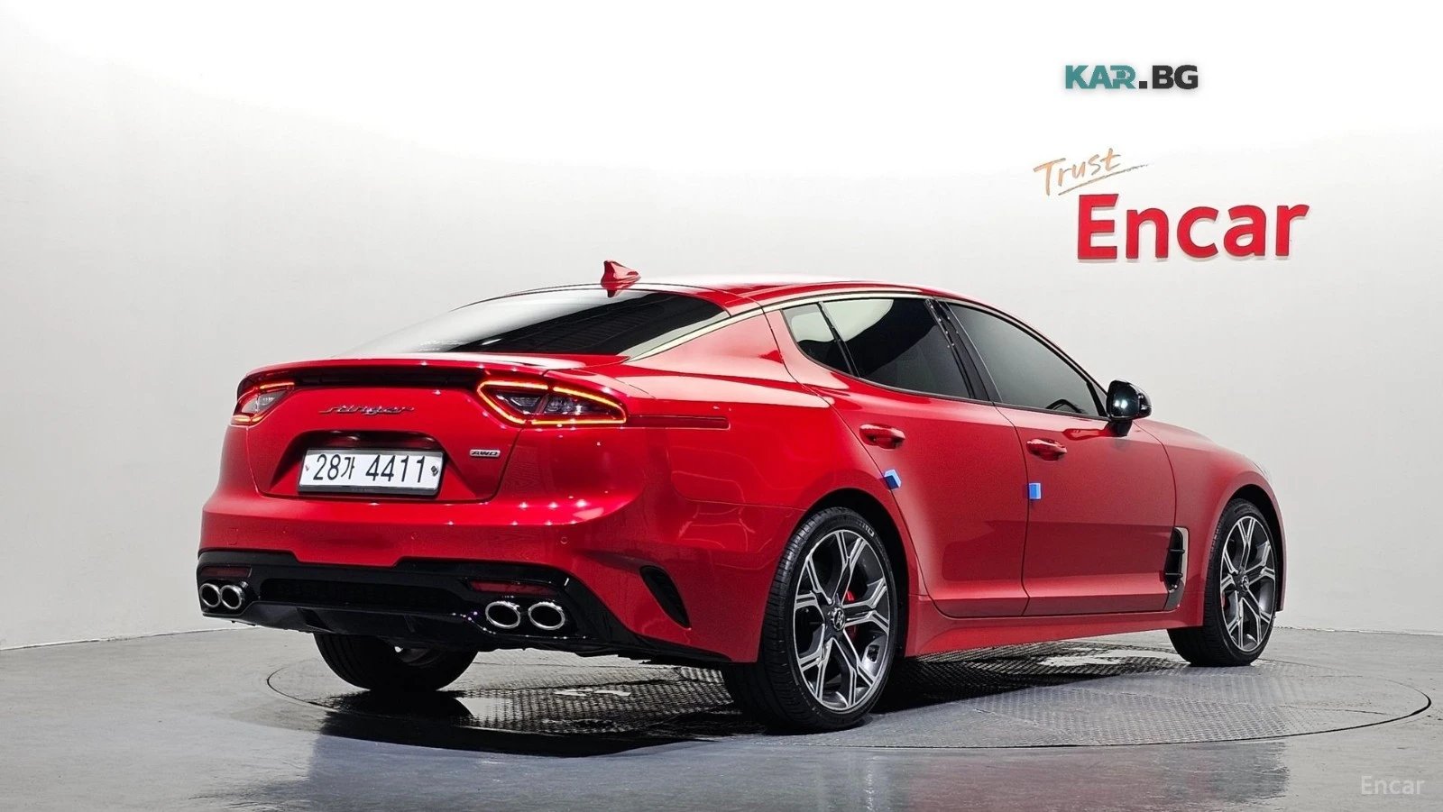 Kia Stinger 2.0 Turbo AWD Platinum* ОБДУХ* НАВИ* КАМЕРА, снимка 2 - Автомобили и джипове - 56138271