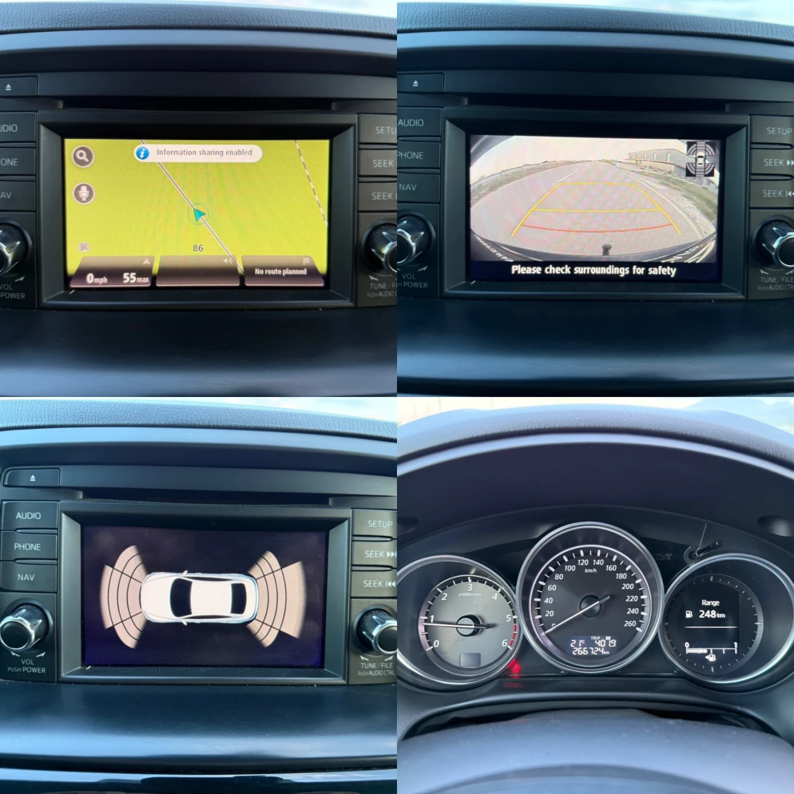 Mazda CX-5 2.2D SKYACTIV FULL /4X4 / KOJA / NAVI / DISTRONIC , снимка 15 - Автомобили и джипове - 54352093