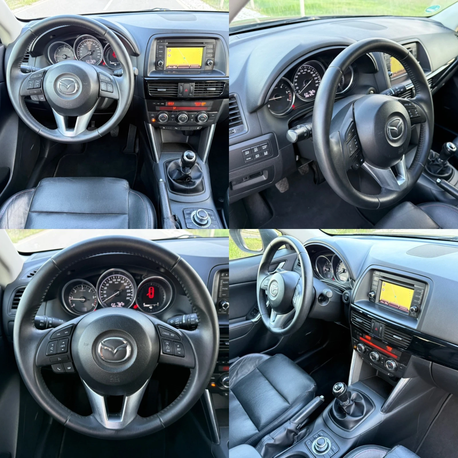 Mazda CX-5 2.2D SKYACTIV FULL /4X4 / KOJA / NAVI / DISTRONIC , снимка 13 - Автомобили и джипове - 54352093