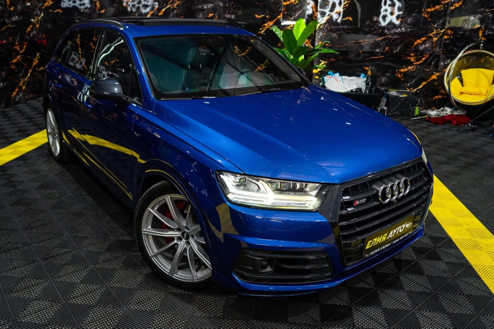 Audi SQ7 4.0 V8 MATRIX CARBON ПАНО HUD BOSE ЛИЗИНГ 100%, снимка 2 - Автомобили и джипове - 54381154