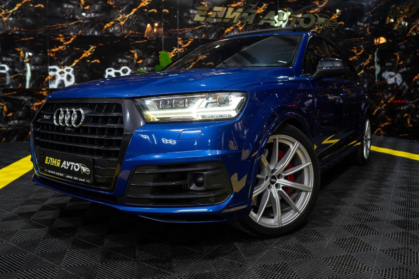 Audi SQ7 4.0 V8 MATRIX CARBON ПАНО HUD BOSE ЛИЗИНГ 100%, снимка 4 - Автомобили и джипове - 54381154