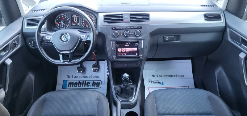 VW Caddy BLUEMOTION газ-CNG  euro 6B 5вр. 4+ 1 места , снимка 9 - Автомобили и джипове - 49133640