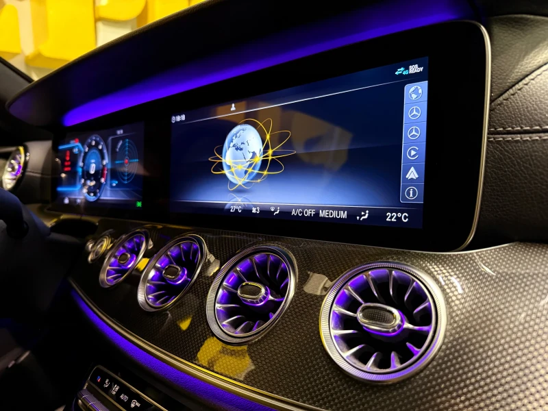 Mercedes-Benz E 220 AMG * Pano * BURMESTER * SOFTCLOSE * DISTRINIC * , снимка 12 - Автомобили и джипове - 52552747