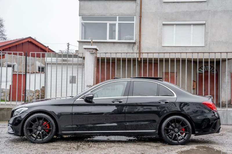 Mercedes-Benz C 220 BlueTEC-AMG-PANORAMA-BURMESTER-HEADUP-KEYLESS-FULL, снимка 4 - Автомобили и джипове - 53392402