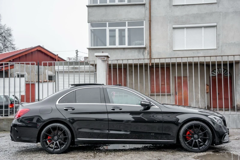 Mercedes-Benz C 220 BlueTEC-AMG-PANORAMA-BURMESTER-HEADUP-KEYLESS-FULL, снимка 7 - Автомобили и джипове - 53392402