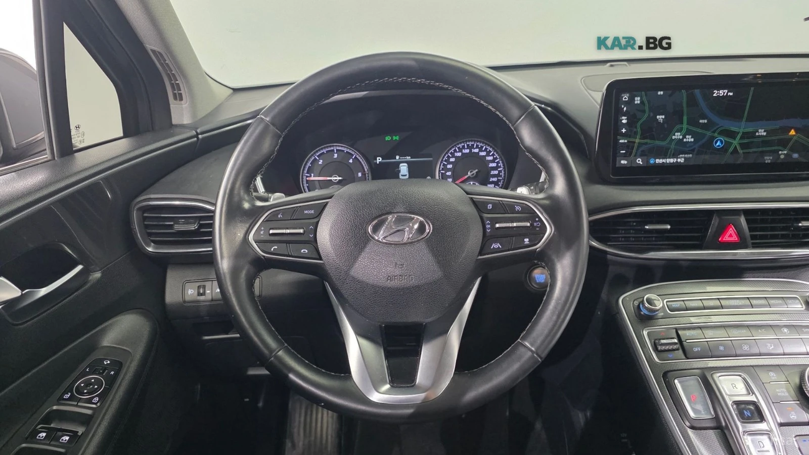 Hyundai Santa fe 2.2d* PRESTIGE* КОЖА* ПОДГРЕВ* ОБДУХВАНЕ* КАМЕРА* , снимка 13 - Автомобили и джипове - 56100823