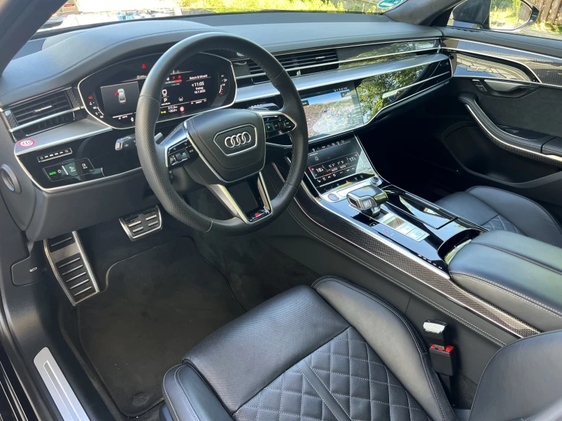 Audi S8 4.0 TFSI/CARBON/B&O/MATRIX/360/HEAD UP/BLACK OPTIC, снимка 10 - Автомобили и джипове - 51062348