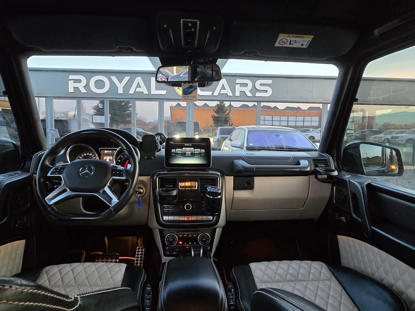 Mercedes-Benz G 63 AMG BRABUS 700* Designo* Obduhvane* Pogdrev, снимка 14 - Автомобили и джипове - 53877415