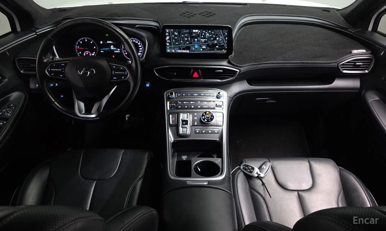 Hyundai Santa fe 2.2D* PRESTIGE* DISTRONIC* LANE ASSIST* ОБДУХВАНЕ, снимка 10 - Автомобили и джипове - 55012675