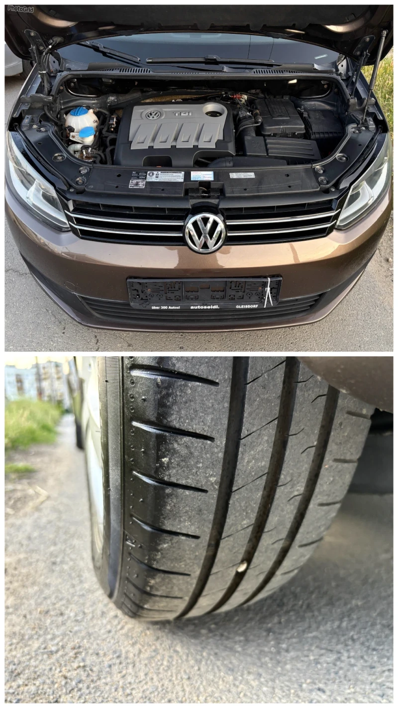 VW Touran 1.6TDI 7МЕСТА* 6скорости* 186 000км* , снимка 15 - Автомобили и джипове - 50587136