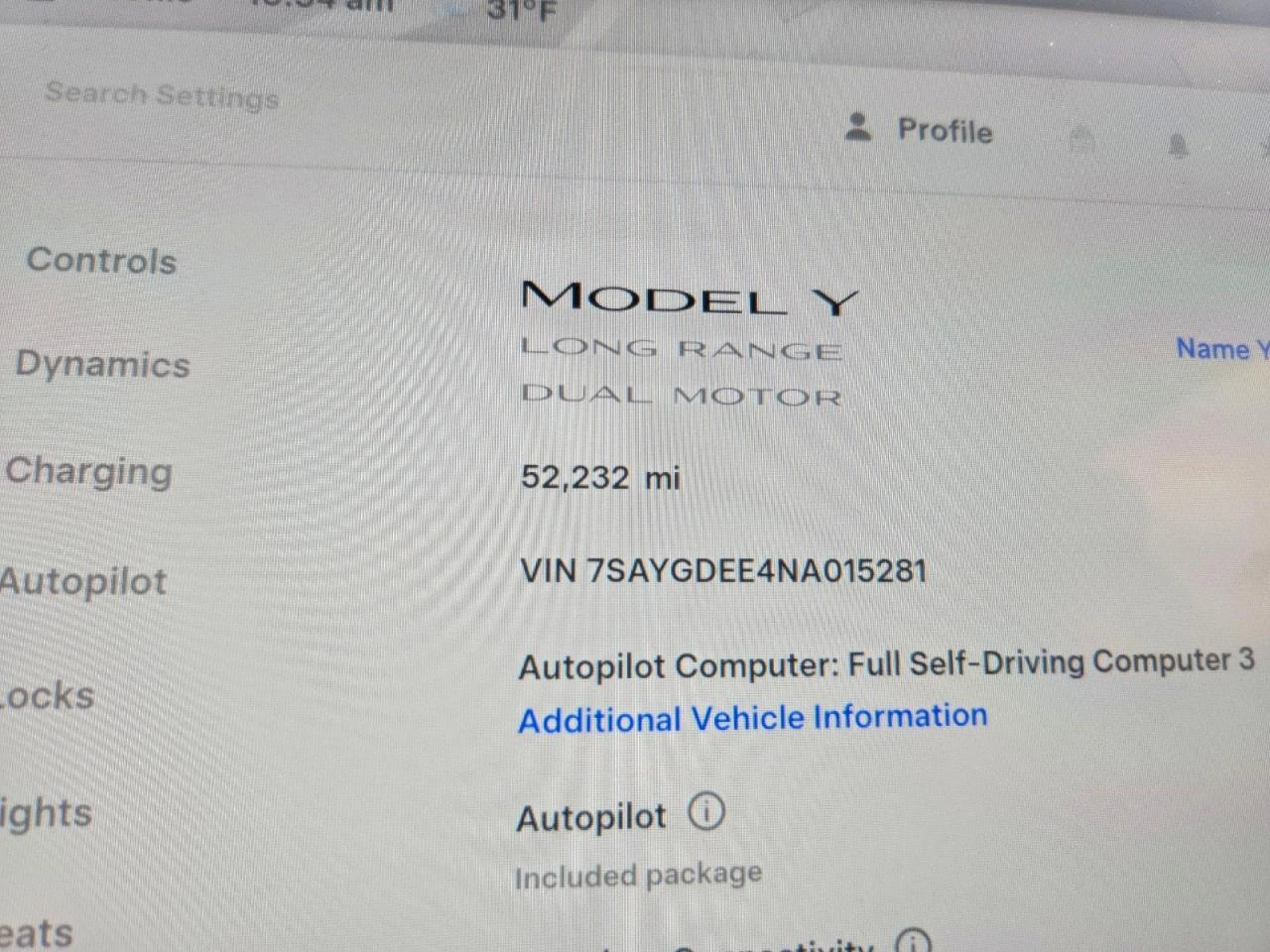 Tesla Model Y Dual Motor, снимка 9 - Автомобили и джипове - 53976456