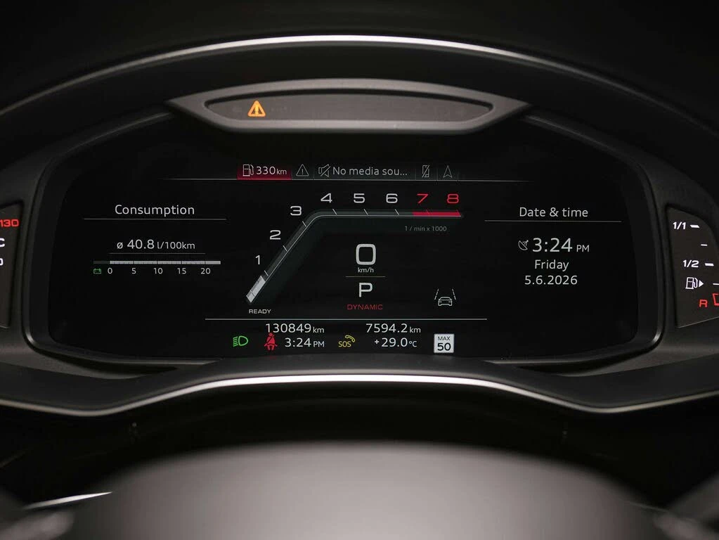 Audi Q8 3.0T* MATRIX* S* LINE* ОБДУХВАНЕ* LANE* ASSIST* ПА, снимка 12 - Автомобили и джипове - 55220137