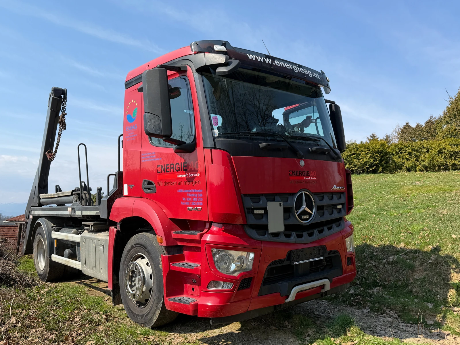 Mercedes-Benz Arocs 18.400, 4х2, Контейноровоз, Нов внос, , , снимка 16 - Камиони - 53967875