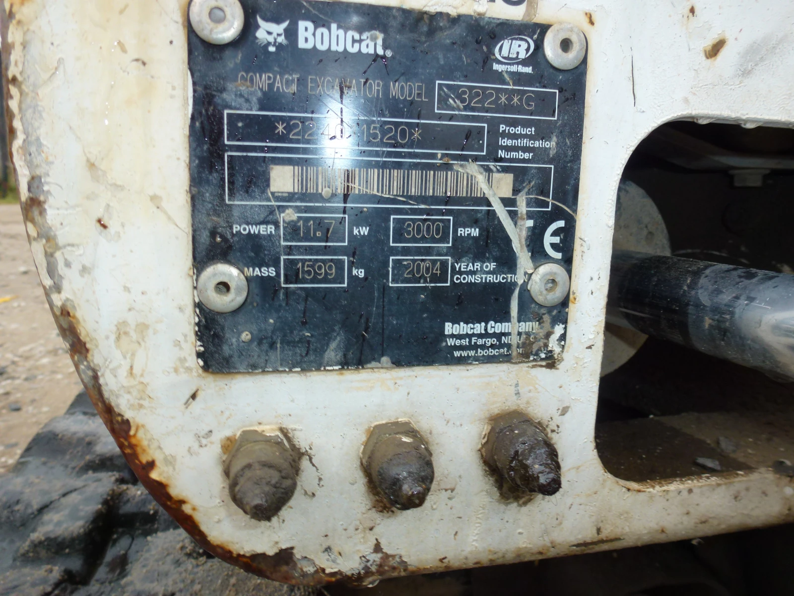 Багер Bobcat 322, снимка 8 - Индустриална техника - 54932505