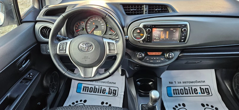 Toyota Yaris 1, 4D-4D* 90кс* 2014г* 4 ВРАТИ* НАВИГАЦИЯ* ПЕРФЕКТ, снимка 9 - Автомобили и джипове - 49152454