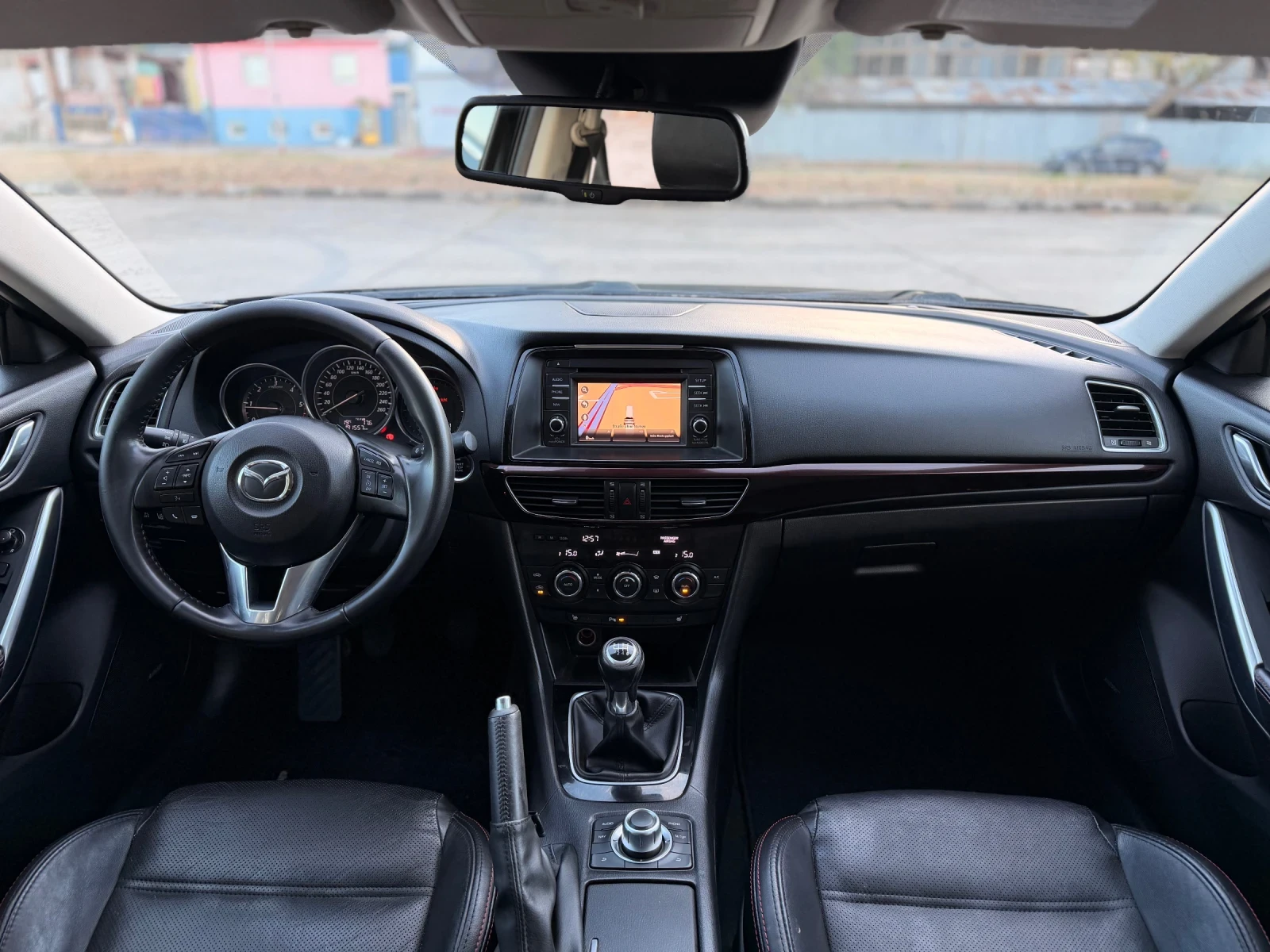 Mazda 6 2.2D/КОЖА/KEYLESS/BOSE, снимка 10 - Автомобили и джипове - 56637474